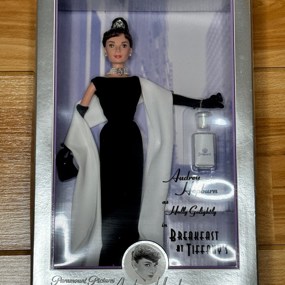 Breakfast at Tiffany’s Barbie in Iconic Opening Scene Black Gown